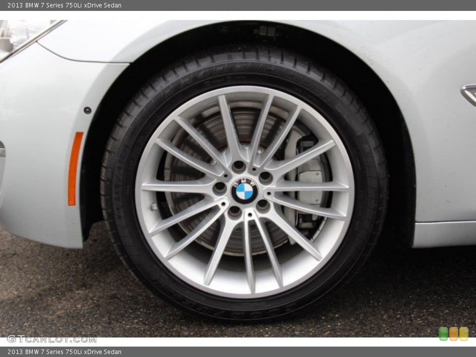 2013 BMW 7 Series 750Li xDrive Sedan Wheel and Tire Photo #90700903