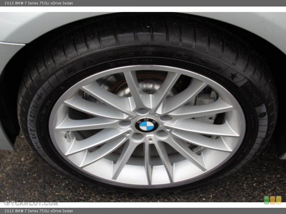 2013 BMW 7 Series 750Li xDrive Sedan Wheel and Tire Photo #90700912