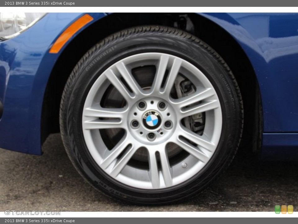2013 BMW 3 Series 335i xDrive Coupe Wheel and Tire Photo #90702079