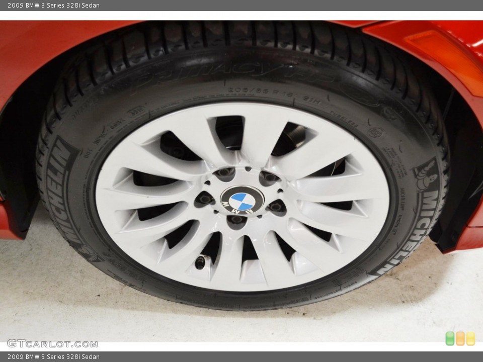 2009 BMW 3 Series 328i Sedan Wheel and Tire Photo #90708187