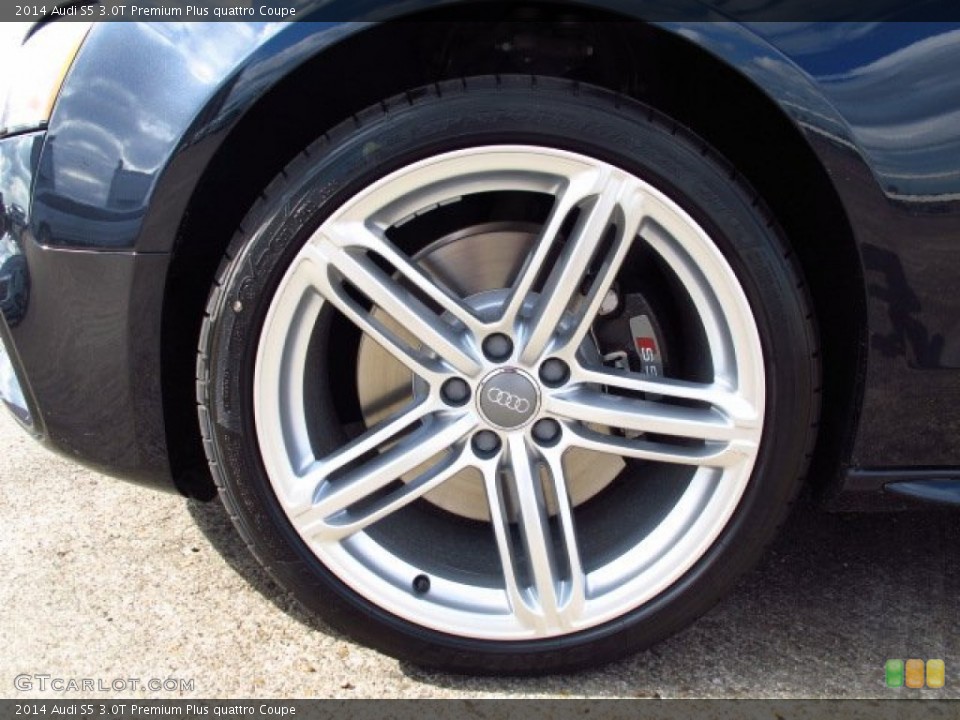 2014 Audi S5 3.0T Premium Plus quattro Coupe Wheel and Tire Photo #90709150