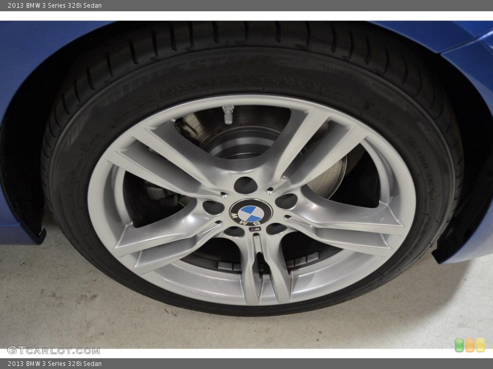 2013 BMW 3 Series 328i Sedan Wheel and Tire Photo #90714394