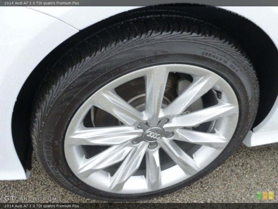 2014 Audi A7 3.0 TDI quattro Premium Plus Wheel and Tire Photo #90719058