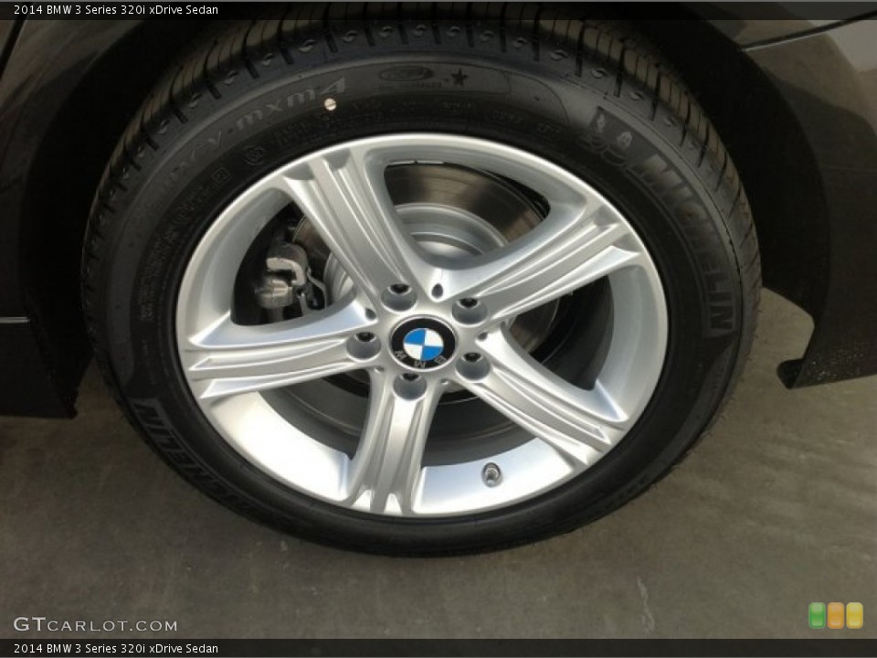 2014 BMW 3 Series 320i xDrive Sedan Wheel and Tire Photo #90723116
