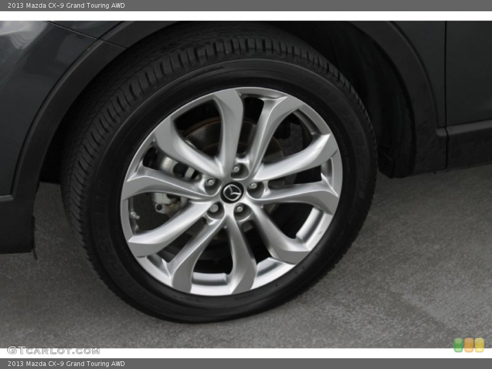 2013 Mazda CX-9 Grand Touring AWD Wheel and Tire Photo #90724645