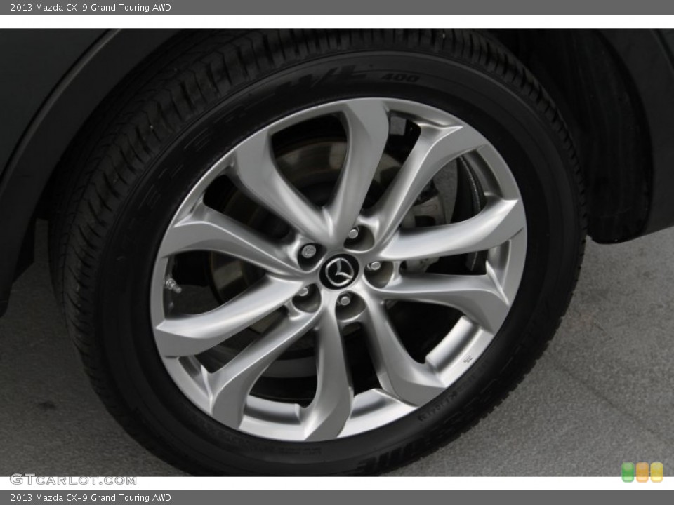 2013 Mazda CX-9 Grand Touring AWD Wheel and Tire Photo #90724678