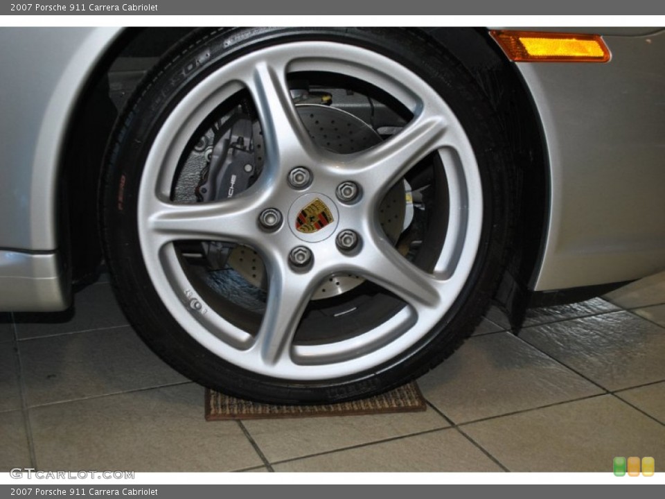 2007 Porsche 911 Carrera Cabriolet Wheel and Tire Photo #90738949