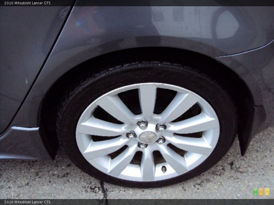 2010 Mitsubishi Lancer GTS Wheel and Tire Photo #90746490