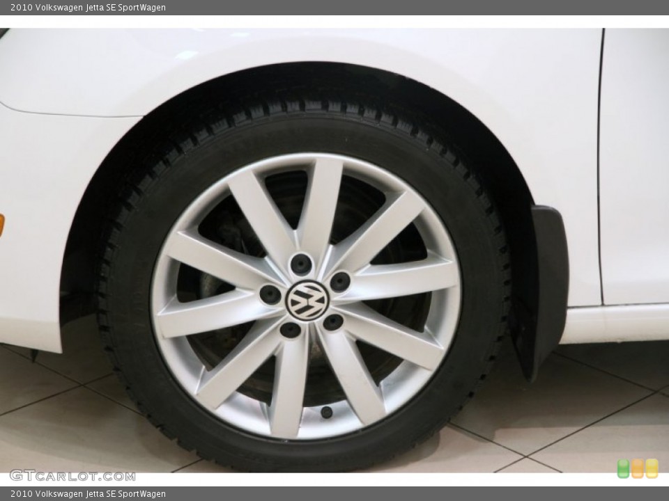 2010 Volkswagen Jetta SE SportWagen Wheel and Tire Photo #90758169