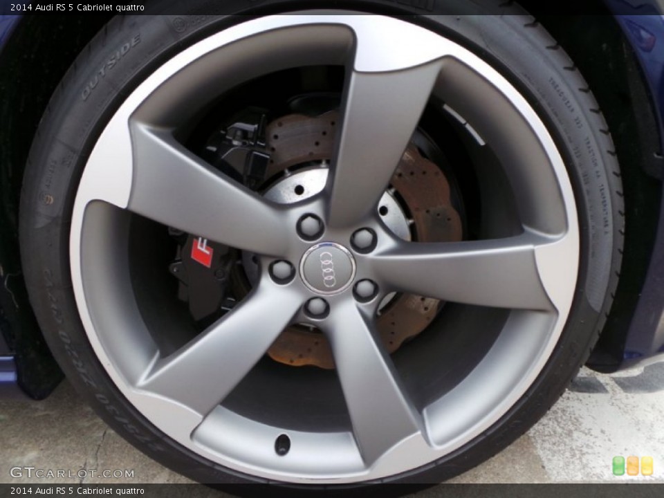 2014 Audi RS 5 Cabriolet quattro Wheel and Tire Photo #90760146
