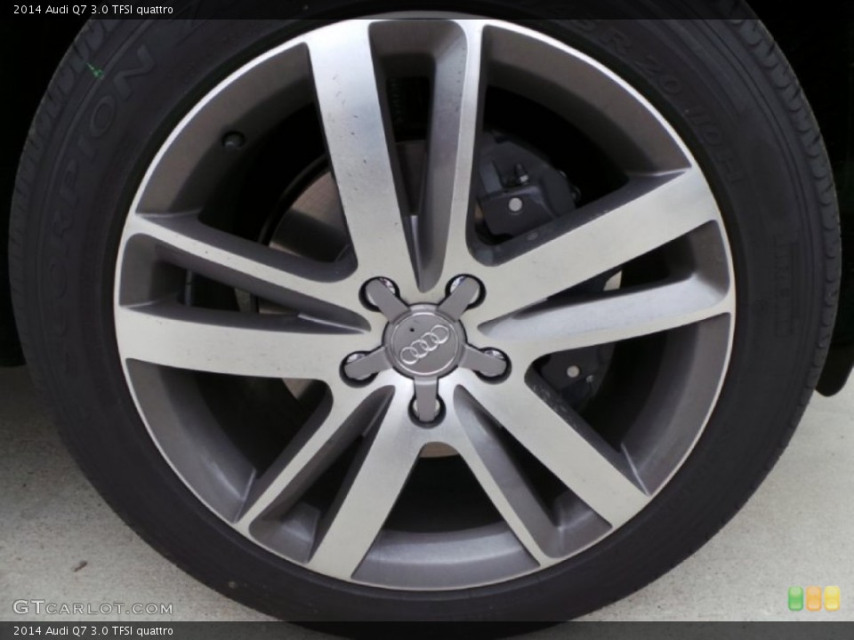 2014 Audi Q7 3.0 TFSI quattro Wheel and Tire Photo #90767052