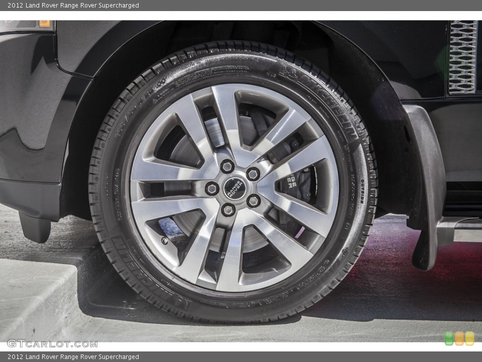 2012 Land Rover Range Rover Supercharged Wheel and Tire Photo #90767631