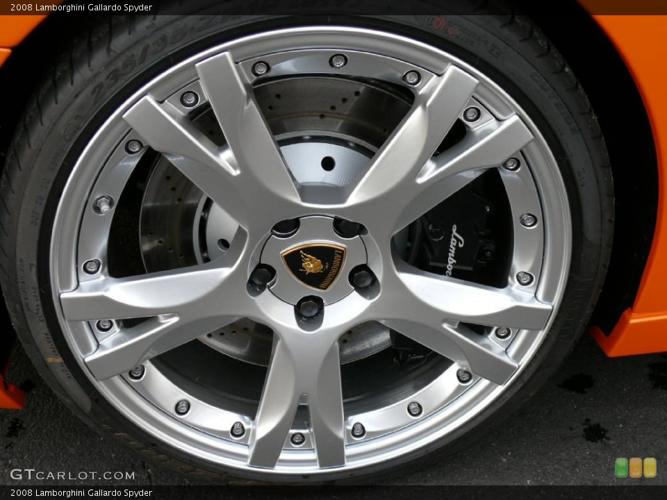 2008 Lamborghini Gallardo Spyder Wheel and Tire Photo #907698