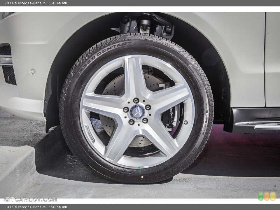 2014 Mercedes-Benz ML 550 4Matic Wheel and Tire Photo #90771899
