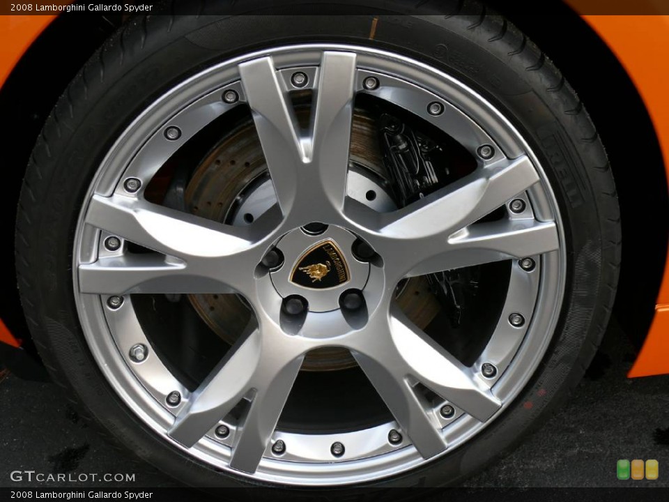 2008 Lamborghini Gallardo Spyder Wheel and Tire Photo #907733