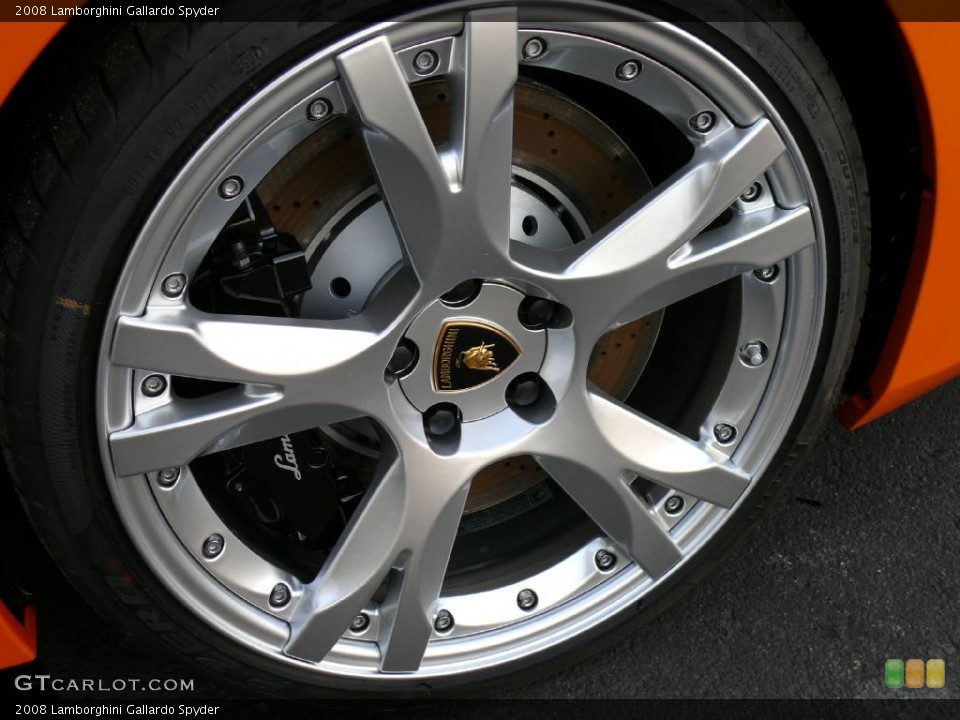 2008 Lamborghini Gallardo Spyder Wheel and Tire Photo #907738