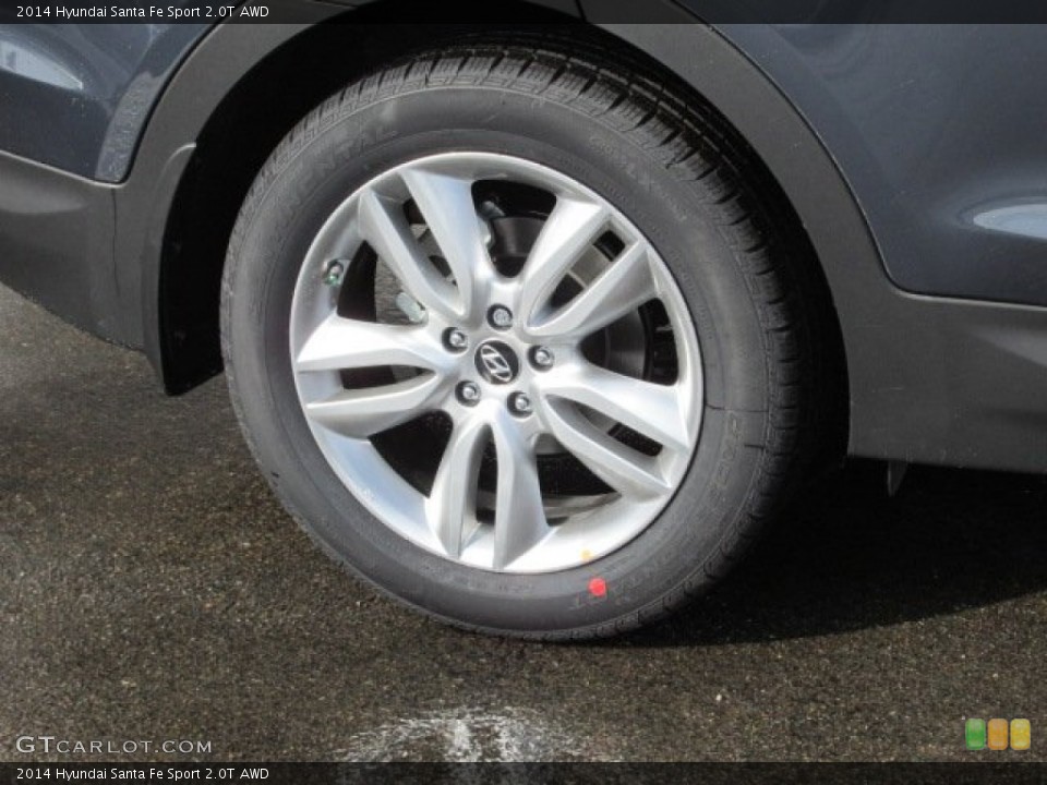 2014 Hyundai Santa Fe Sport 2.0T AWD Wheel and Tire Photo #90775323