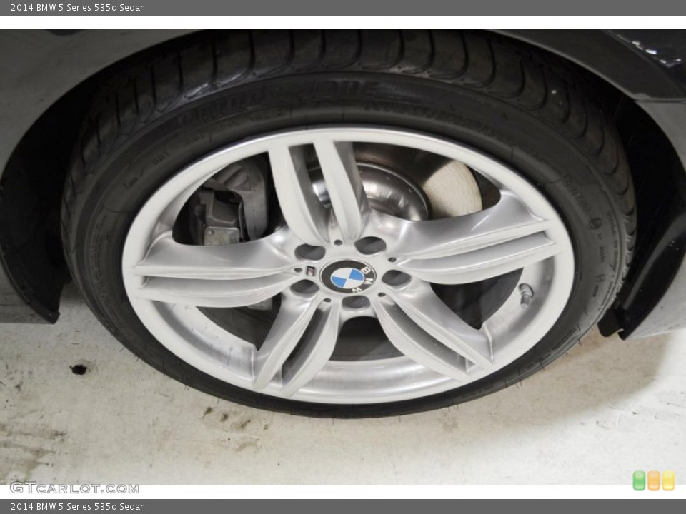 2014 BMW 5 Series 535d Sedan Wheel and Tire Photo #90776966