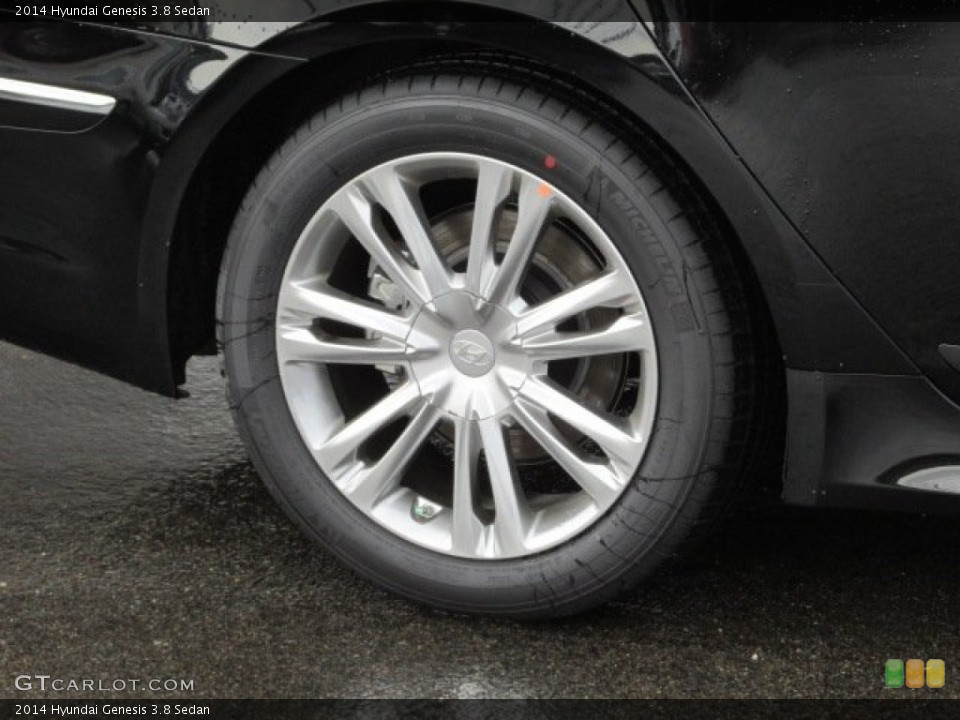 2014 Hyundai Genesis 3.8 Sedan Wheel and Tire Photo #90777153