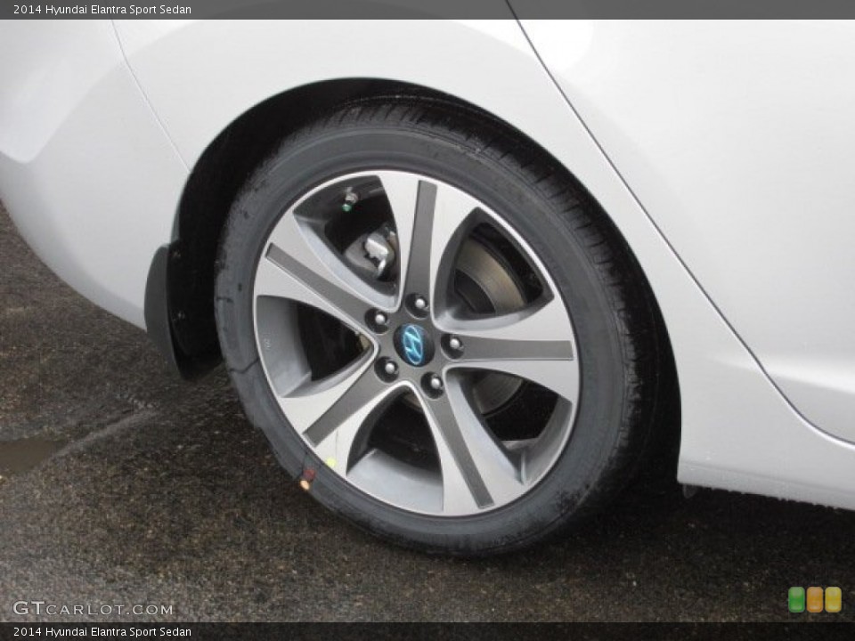 2014 Hyundai Elantra Sport Sedan Wheel and Tire Photo #90777906