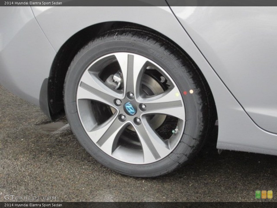 2014 Hyundai Elantra Sport Sedan Wheel and Tire Photo #90778323
