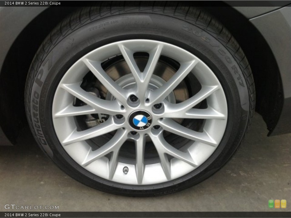 2014 BMW 2 Series 228i Coupe Wheel and Tire Photo #90779547