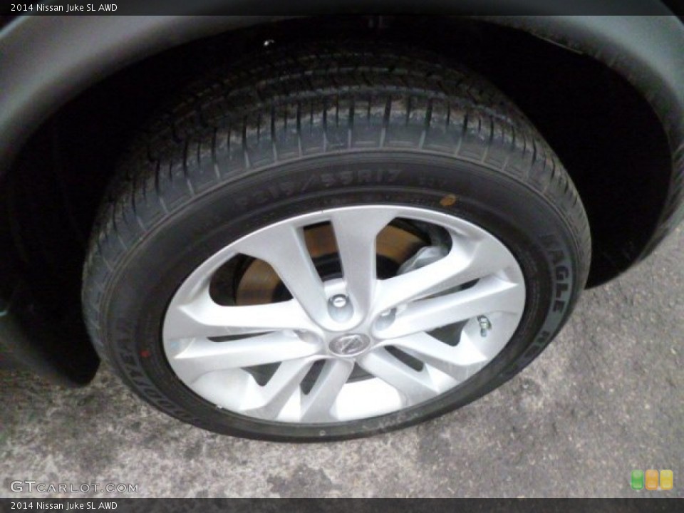 2014 Nissan Juke SL AWD Wheel and Tire Photo #90785523