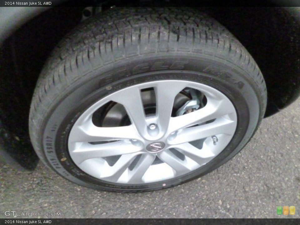 2014 Nissan Juke SL AWD Wheel and Tire Photo #90785832