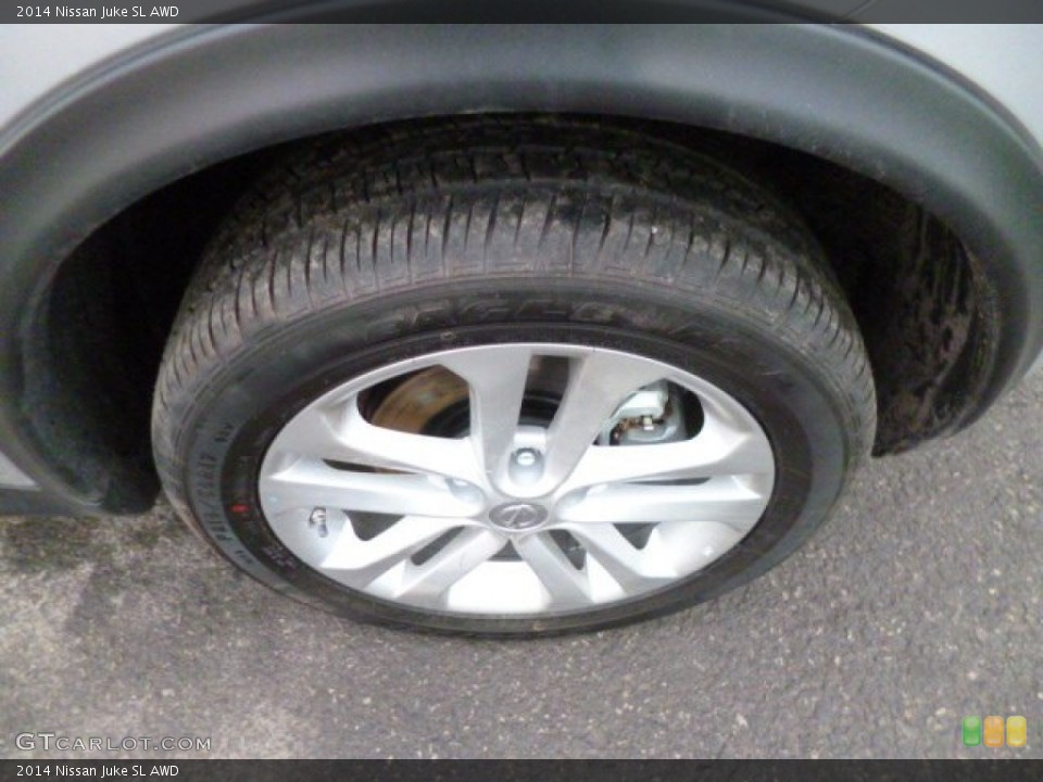 2014 Nissan Juke SL AWD Wheel and Tire Photo #90786039