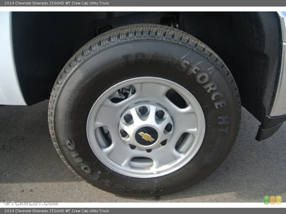 2014 Chevrolet Silverado 2500HD WT Crew Cab Utlity Truck Wheel and Tire Photo #90787929
