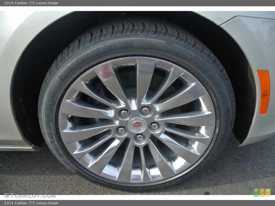 2014 Cadillac CTS Luxury Sedan Wheel and Tire Photo #90789192