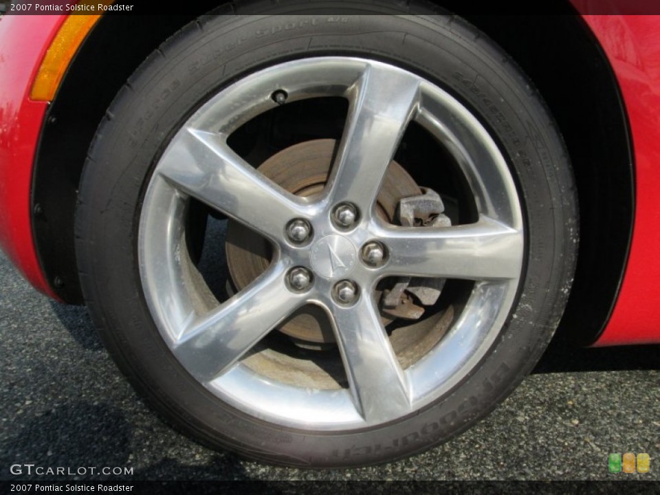 2007 Pontiac Solstice Roadster Wheel and Tire Photo #90789438