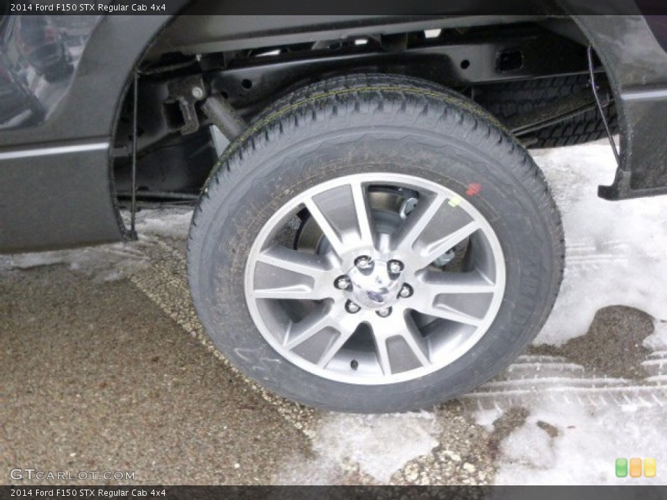 2014 Ford F150 STX Regular Cab 4x4 Wheel and Tire Photo #90792738
