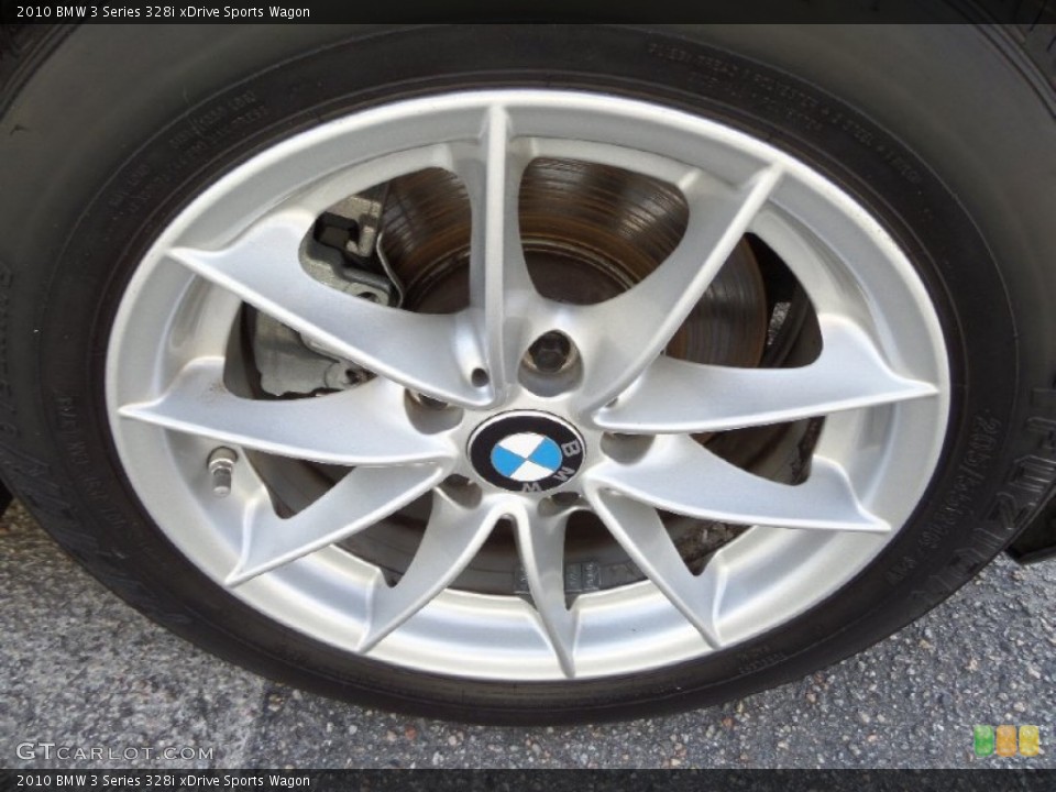 2010 BMW 3 Series 328i xDrive Sports Wagon Wheel and Tire Photo #90795060