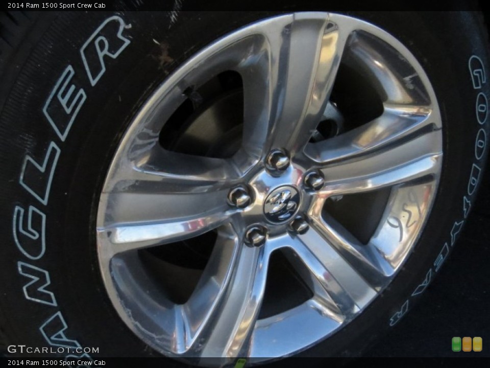 2014 Ram 1500 Sport Crew Cab Wheel and Tire Photo #90795795