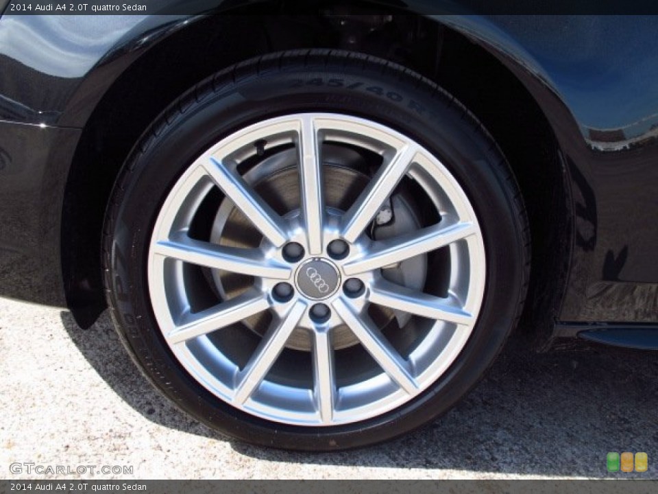 2014 Audi A4 2.0T quattro Sedan Wheel and Tire Photo #90803169