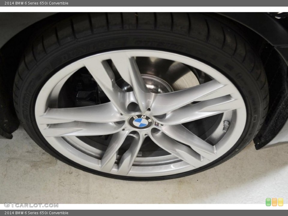 2014 BMW 6 Series 650i Convertible Wheel and Tire Photo #90806781