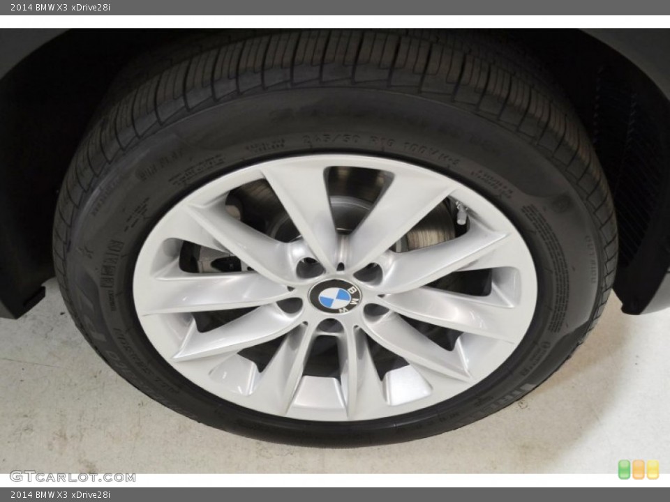 2014 BMW X3 xDrive28i Wheel and Tire Photo #90807651