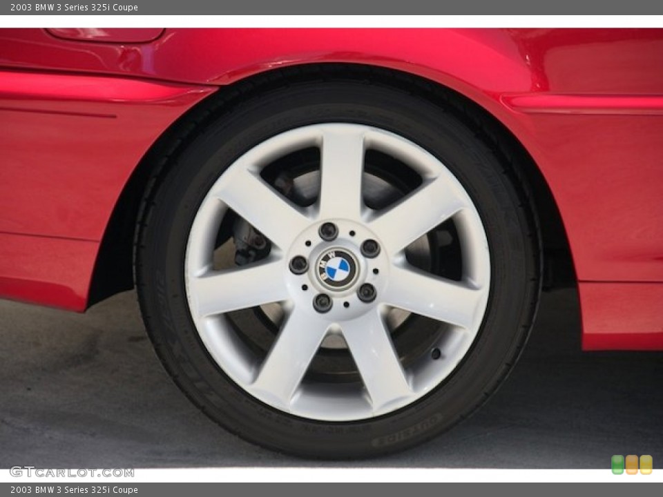 2003 BMW 3 Series 325i Coupe Wheel and Tire Photo #90810510