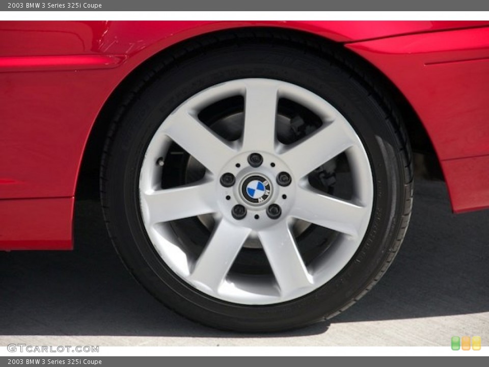 2003 BMW 3 Series 325i Coupe Wheel and Tire Photo #90810538