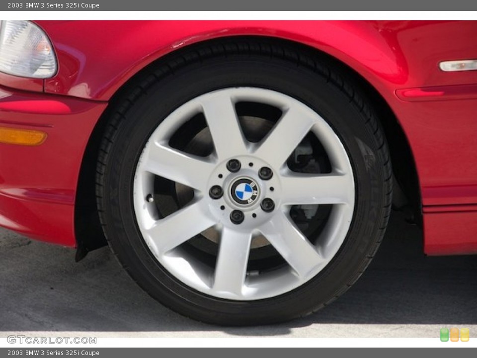 2003 BMW 3 Series 325i Coupe Wheel and Tire Photo #90810549