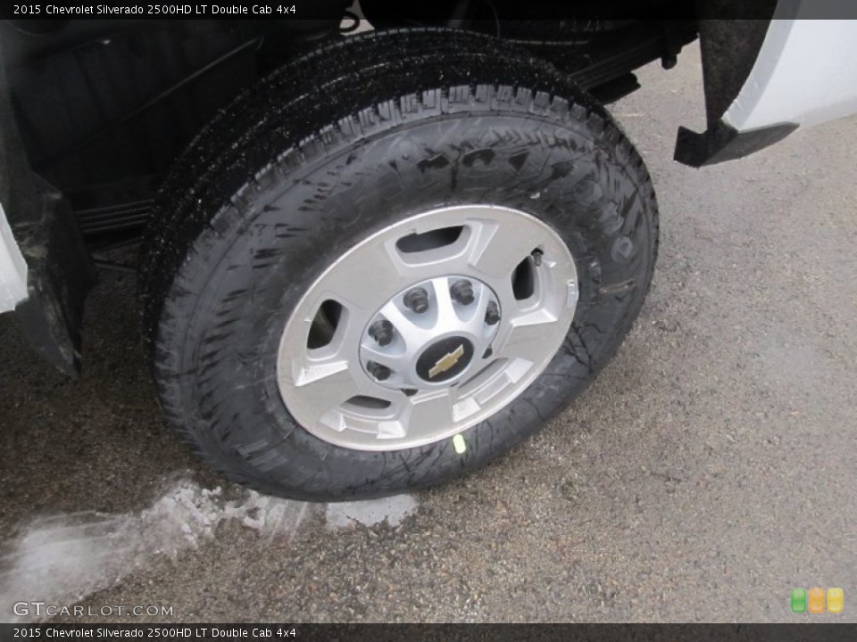 2015 Chevrolet Silverado 2500HD LT Double Cab 4x4 Wheel and Tire Photo #90811746