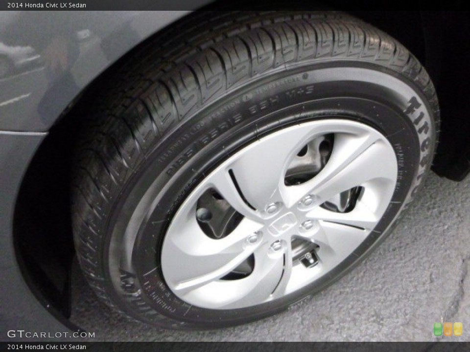 2014 Honda Civic LX Sedan Wheel and Tire Photo #90815511