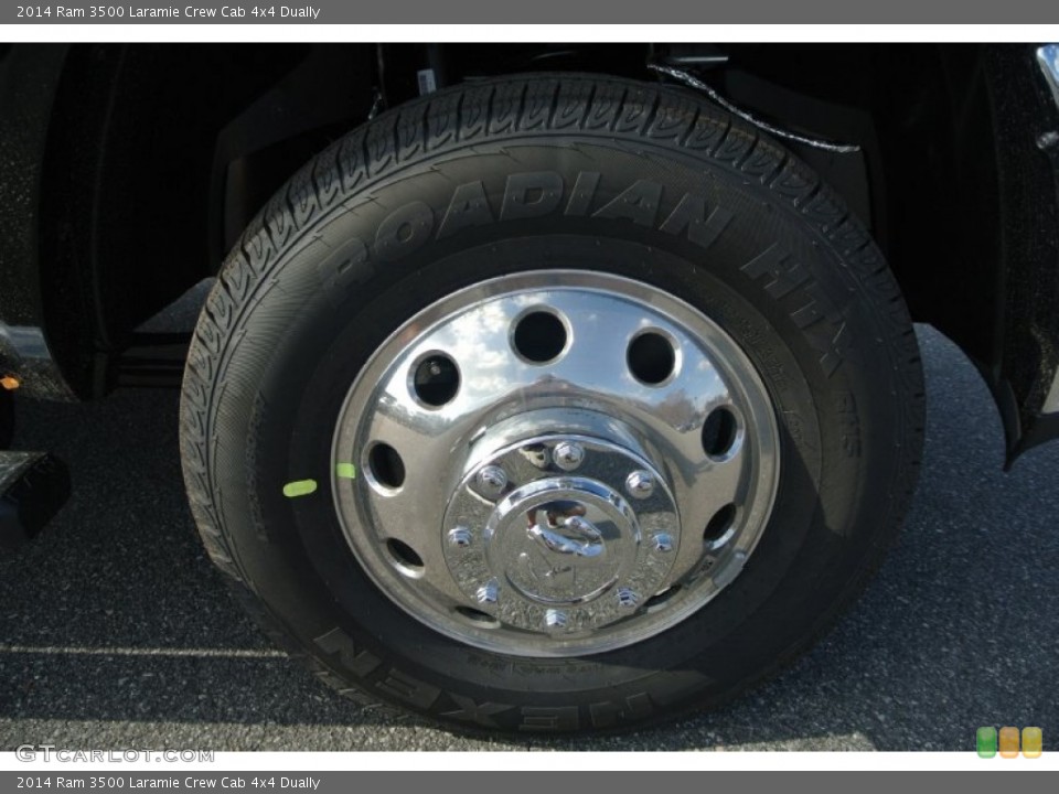 2014 Ram 3500 Laramie Crew Cab 4x4 Dually Wheel and Tire Photo #90816549