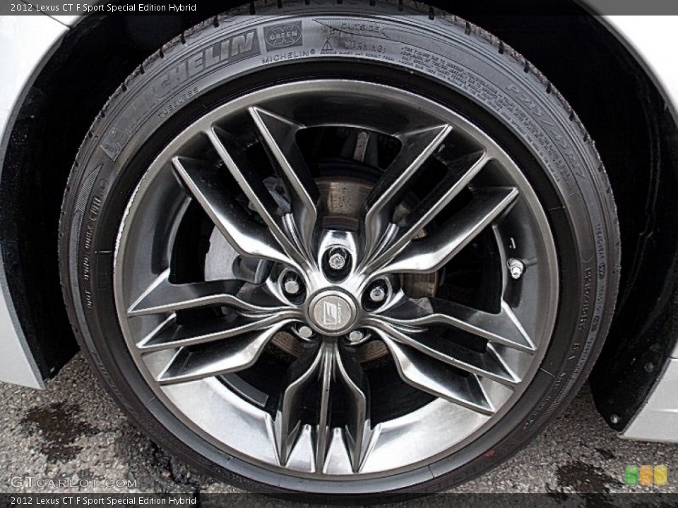 2012 Lexus CT F Sport Special Edition Hybrid Wheel and Tire Photo #90831742