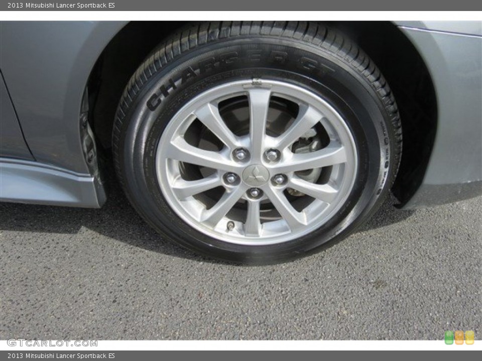 2013 Mitsubishi Lancer Sportback ES Wheel and Tire Photo #90835264