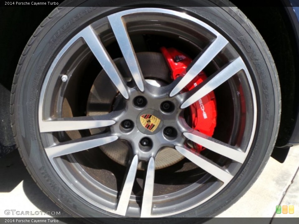 2014 Porsche Cayenne Turbo Wheel and Tire Photo #90839497