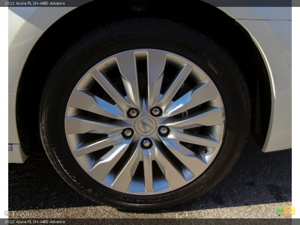 2012 Acura RL SH-AWD Advance Wheel and Tire Photo #90840145