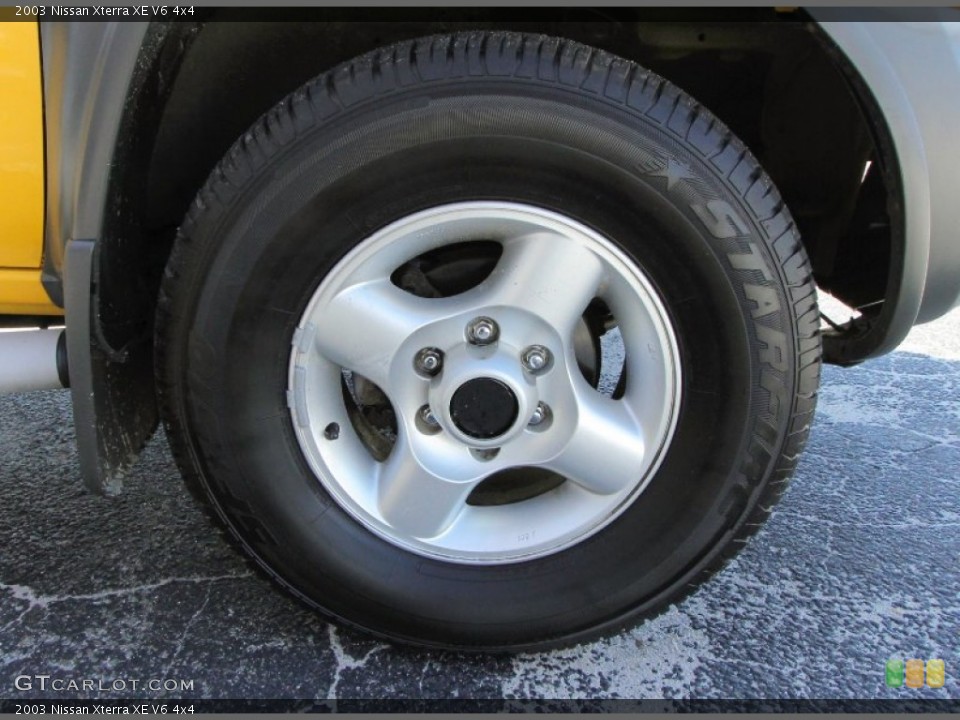 2003 Nissan Xterra XE V6 4x4 Wheel and Tire Photo #90843187