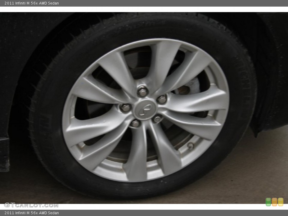 2011 Infiniti M 56x AWD Sedan Wheel and Tire Photo #90848599
